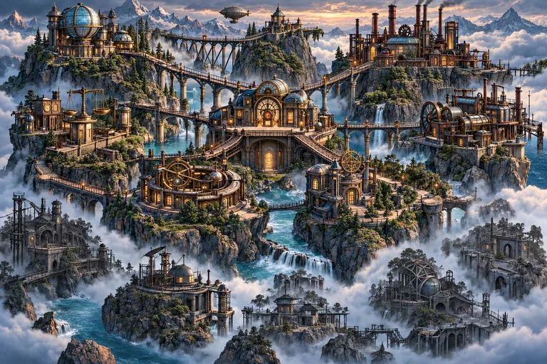 Die Stadt der Denkmaschinen · Ausschnitt der vorhandenen Lernwelt